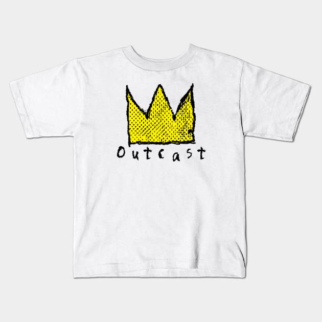 Outcast king Kids T-Shirt by adorkabledustinwood